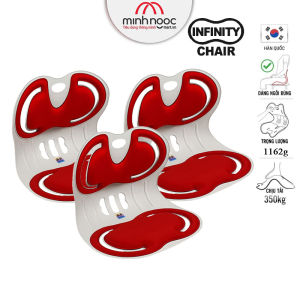 [Hàng chính hãng] Combo 3 Ghế chỉnh dáng ngồi đúng Infinity Pit Chair - Hàn Quốc. Ghế rộng phù hợp Nam Nữ cân nặng từ 45 - 75kg. Sản phẩm nhiều màu nhiều lựa chọn Combo cho gia đình.