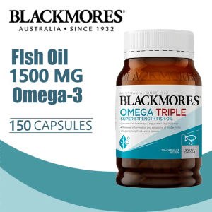 blackmore omega 3 fish oil mini 400 capsules Double Concentrate/Odourless Minyak Ikan Health supplements