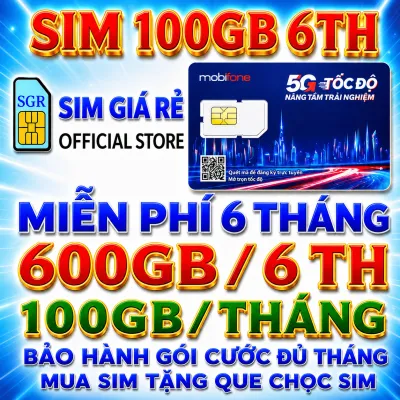 Sim 4G 5G Mobifone trọn gói không cần nạp tiền 12MDT50 12MDT150 6MDT150 MDT350 MDT255 100GB Sim 4G 5G Mobi Shop Sim Giá Rẻ - FREESHIP - CHƯA KÍCH HOẠT. F.