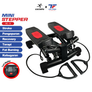 CHAMPS Sport Alat Naik Tangga Mini Stepper Machine Alat Olahraga Gym Fitness