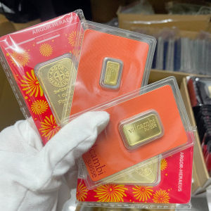 【discount store】Hot Sale Lunar Year of Snake Argor Gold Bar Orange 1 2.5 5 10g Gold Bar Non-Magnetic Copper Bullion Investment Collectible Gift