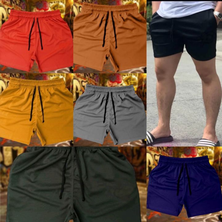 Drifit Short plain Unisex for Men Women Workout Gym Taslan Short ...