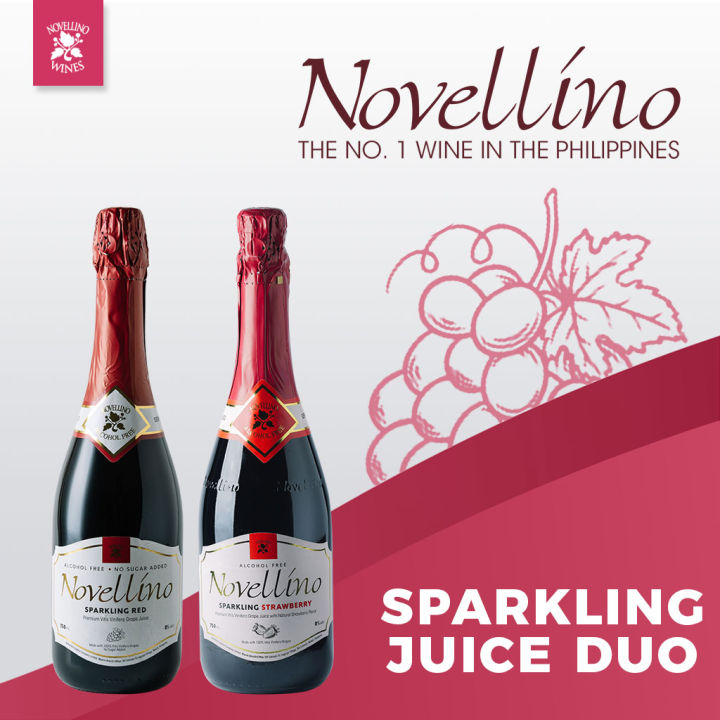 Sparkling Juice Duo (Sparkling Red + Sparkling Strawberry) Lazada PH