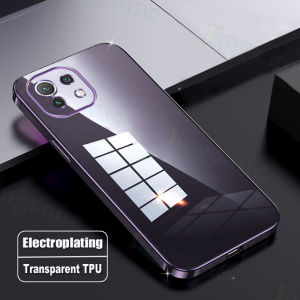 Jingsanc Ốp lưng trong cho Xiaomi 13t Pro 13t 13 12t 12 11 Redmi Note 12S 12 11S 11 POCO X6 X5 M5S F5 Pro Plus 5G 4G mạ điện viền tím vỏ điện thoại nhựa TPU mềm bảo vệ ống kính máy ảnh chống sốc z001-1 Ốp lưng mạ