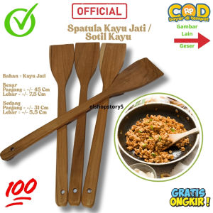 Spatula Kayu Jati / Sotil Kayu / Spatula Kayu