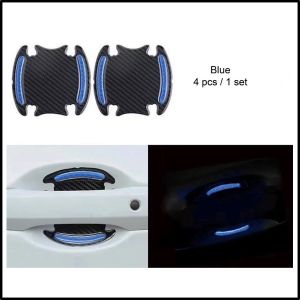 Universal Car Reflective Safety Sticker-Car Door Protection Sticker Handle & Inner Door Bowl/Safety Belt Imitation Alarm Clasp