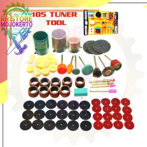 New!! Mata Bor Tuner Mini Grinder IKURA RTS202 Rotary Tools Set 105Pcs ( BISA COD )