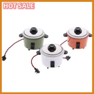 🔥🔥🔥dingdaocunz 1Pc 1:12 Dollhouse Miniature Rice Cooker Kitchen Accessories Decoration Toy