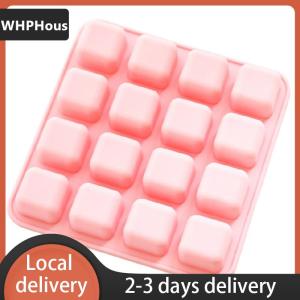 [COD] WHPHous Ship within 24 hours 16Cavity Square Cake Baking Silicone Mold Jelly Chocolate Truffles Brownie Pudding Molds Soap Making Mould Cake Decorating Tools