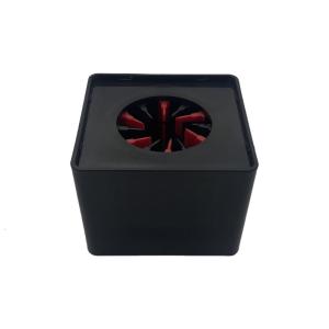 Durability Mics Flag Station Plastic Cube Mics Flag Stands With Elastics Film For Secure Attachment And Logos Customization