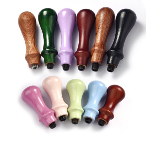 Retro Handle Seal Head Fire Paint Seal Wax Handle DIY Stamp Wedding Party Envelope Decoration