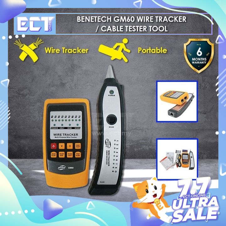 Benetech GM60 Professional Wire Tracker / Network Cable Tester Tool Kit ...