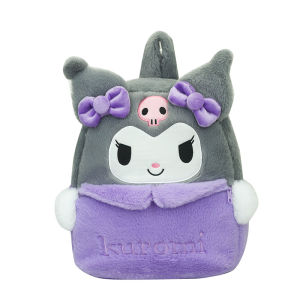 New Sanrio Cute Kuromi Plush Backpacks For Girls And Women My Melody Cinnamoroll Bag Cartoon School Bag Plush Shoulder Bag Lovely Large Capacity School Backpack Kids Gift Gift For Girls Christmas Gift
