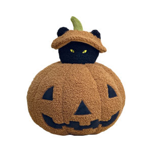 ZEEMIN Halloween Christmas Halloween Ghost Pumpkin Toy Halloween Horror Home Decoration Ornament Doll Cotton Pillow Cat Animal Toy New