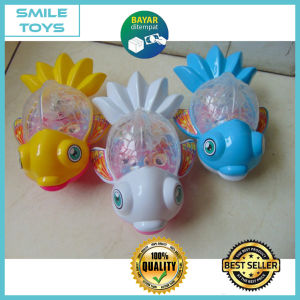 Smile - Mainan Anak Ikan KOI Tarik Berjalan Dan Lampu