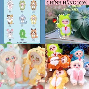 Hộp Mù BabyThree Baby Three Zipper Animals Bag Có Sẵn Túi Xách Baby Three Gấu Bông Đáng Yêu