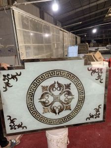 Trang trí cầu thang sàn nhà hiên - thảm gạch men