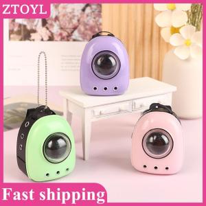 ZTOYL💝 1:6 Doll Mini Backpack Cat Bag Pet Space Bag Travel Bag Dollhouse Scene Decoration Micro Landscape Ornament Photography Props