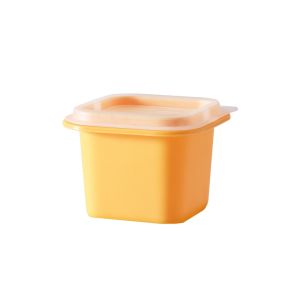 1 Chiếc Khuôn Làm Đá Viên Hộp Đá Đáy Mềm Có Nắp Dụng Cụ Làm Kem Sữa Trái Cây Làm Hộp Trữ -Lumbley