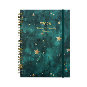 2026 Weekly Monthly Planner A5 Size English Agenda Stylish Design Schedule Notebooks Office School Supplies