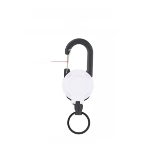 Outdoor Camping Tactical Keychain Multifunctional Rebound AntiLoss Telescopic Wire Buckle