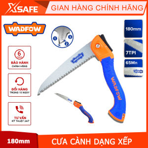Cưa cành cầm tay dạng xếp WADFOW WHW4607 7inch cưa gỗ cầm tay siêu sắc bén lưỡi cưa SK5 chống cong gãy chống rỉ sét