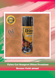 Pylox Cat Semprot Diton Premium Bronze Gold 400ml
