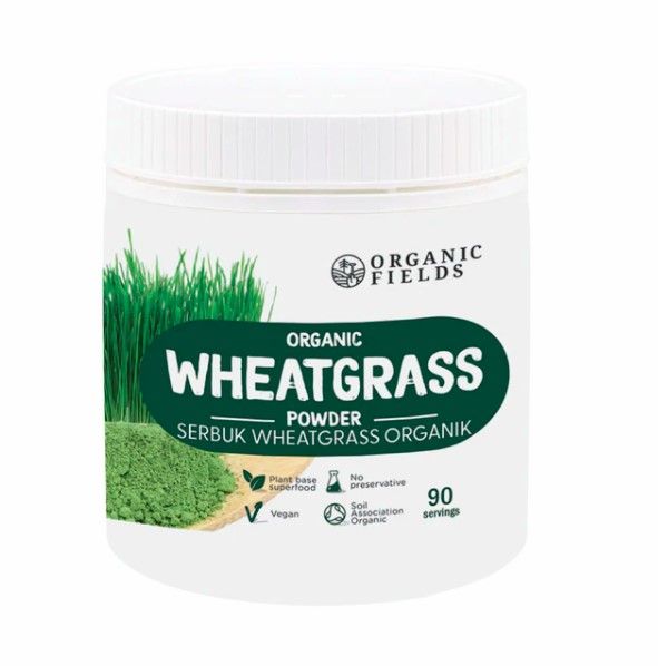 ORGANIC FIELDS Organic Wheatgrass Powder 100g Lazada