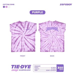 ZEROBOY - Tie Dye Cap Sleeveless "เสื้อแขนสั้นรุ่น 6 สี"