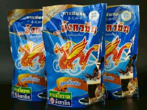 กาแฟมังกรบิน ผงการแฟโบราณ ตรา มังกรบิน สูตรดั้งเดิม 1 ห่อ 1 กิโล ผงกาแฟโบราณพร้อมชง