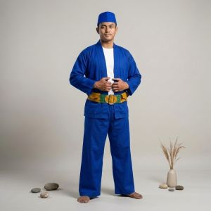 Baju Pangsi Betawi Baju Pangsi Baju pangsi Betawi Dewasa Lengkap Setelan Sabuk Peci Baju Betawi