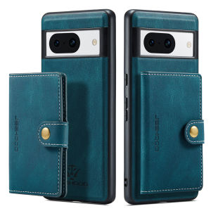 2 in 1 Detachable Leather Cards Bag Wallet Case for Google Pixel 8 8A 7A 7 6 Pro 7Pro Magnetic Pocket Purse Business Cover Funda