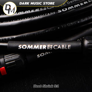 Sommer Cable ท่อหด ความร้อน 3:1 หดได้ 3เท่า แข็งแรง สำหรับ สายแจ็ค เครื่องเสียง Heat Shrink Tubing