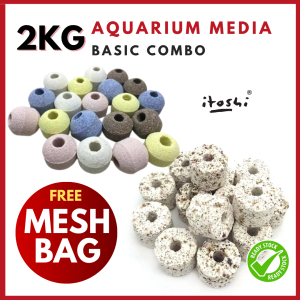 ITOSHI PREMIUM Combo Set with 5D Nano Bio Ball Bio Ring High Effective Bacteria Cultivation