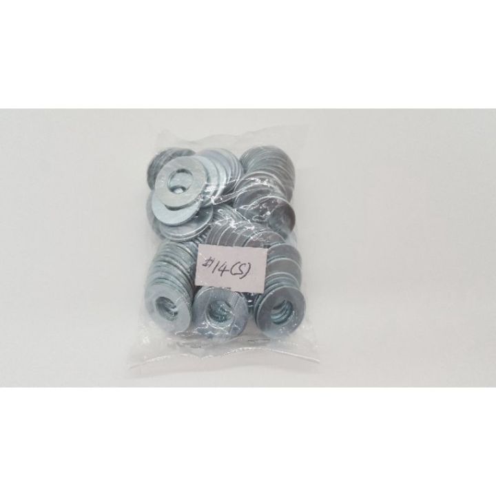 M10 FLAT WASHER SAIZ 14 NIPIS (100PCS) WASHER FLAT WASHER SIZE 14MM