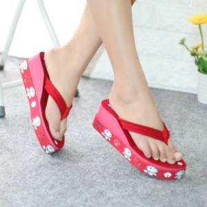 Sandal wedges sandal capit doraemon