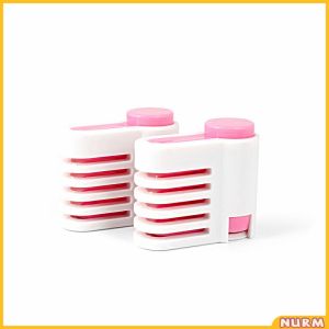 Nurm 2 Pcs Cake Slicer Cutter 5 Layers Cake Bread Leveler Slicer cutter Set DIY Fixator Cutting Tools