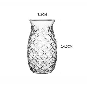 Locaupin Heat Resistant Healthy Glass Cups Water GlassCoffee CupsFlower Tea Glass Microwave Safe Glass Tea Cups