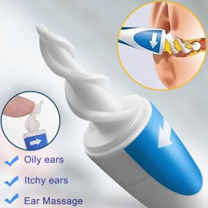Smart Ear Earwax Removal Spiral Ear Picker Ear Cleaner with 16pcs Replacement Head