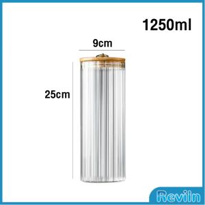 R.E ขวดแก้วปิดผนึก ป้องกันความชื้น มีหลายขนาด แก้วบอโรซิลิเกตสูง storage jar