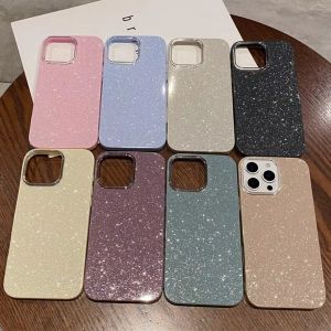 Cute Candy Color Shiny Gradient Phone Case For iPhone 13 11 15 12 14 16 Pro Max Bling Shockproof Back Cover