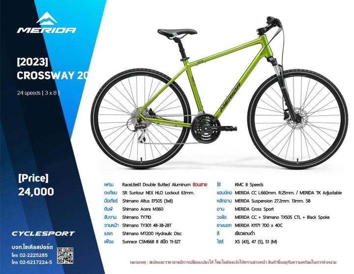 Merida best sale crossway 20