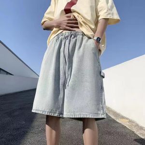 กางเกงยีนส์ขาสั้นผู้ชาย ใส่ได้ทั้งชายละหญิง พร้อมส่ง งานดีเอวยางยืด มี 2สี