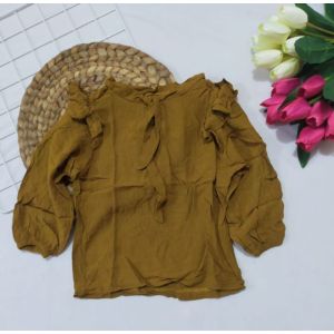 Crincle Blouse 2-4thn / atasan / blouse anak perempuan