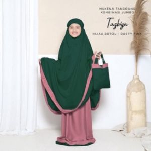 MUKENA ANAK KOMBINASI UNIVERSAL - MUKENA ANAK TANGGUNG POLOS UMUR 3-15 TAHUN