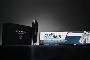 MESO HAIR Intensive Hair Treatment Serum Tonic and derma pen roller for hair growth loss  | regrow | regrowth | scalp and follicle repair