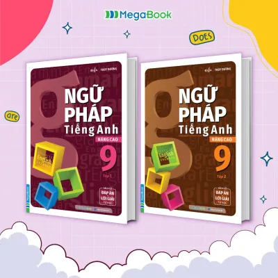 Sách Combo Ngữ pháp Tiếng Anh nâng cao lớp 9 (Global) (2 Tập)