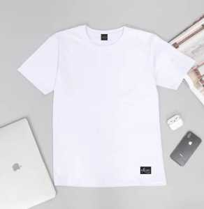 kaos polos blue denim plain tshirt pria / kaos basic cowok dewasa / kaos daleman laki laki
