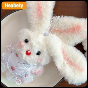 【2-3 ngày giao hàng】 Phim Hoạt Hình Dễ Thương Tai Dài Thỏ squeak búp bê sang trọng nhồi bông đồ chơi Keychain Mặt dây dây buộc nữ tính Keyring Túi treo đồ trang trí quà tặng