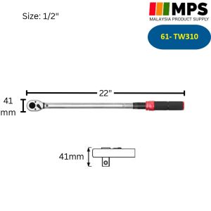 MERWIN Torque Wrench 60-330 FT-LB 1/2" ratchet adjust spanner Micrometer Torque Wrench With Case 扭力扳手
